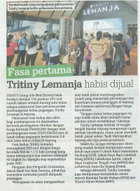 Fasa Pertama Trinity Lemanja habis dijual